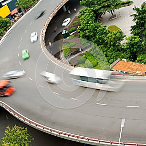 Aerial view of the Stack Interchange