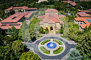 Aerial View of Stanford University