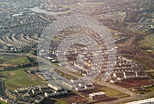 Aerial view of Sterling, Virginia,