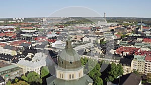 Aerial view Stockholm Sweden.