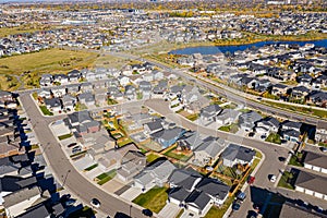 Aerial view of Stonebridge, Saskatoon