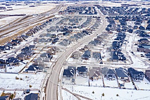 Aerial view of Stonebridge, Saskatoon