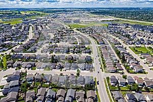 Aerial view of Stonebridge, Saskatoon