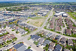 Aerial view of Stonebridge, Saskatoon