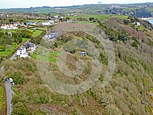 Aerial view of Street in Devon
