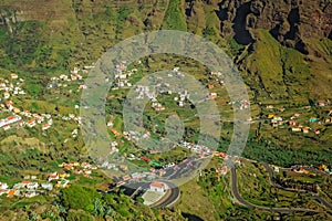 Aerial view of the stunning Valle Gran Rey