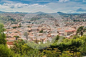 Aerial view of Sucre