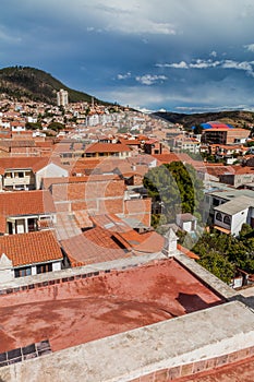 Aerial view of Sucre