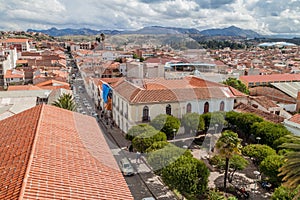 Aerial view of Sucre