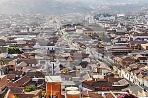 Aerial view of Sucre, Bolivia photo