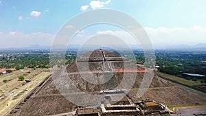 Aerial view of the Sun pyramid (TAKE 2)