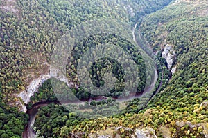 Aerial view of Suncuius, Bihor, Romania