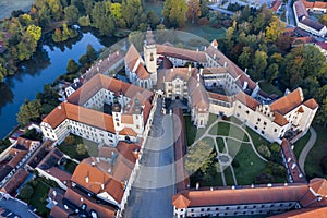 Telc Castle Grounds Sunrise