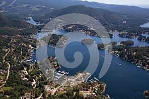 Aerial view of Sunshine Coast