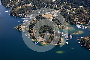 Aerial view of Sunshine Coast