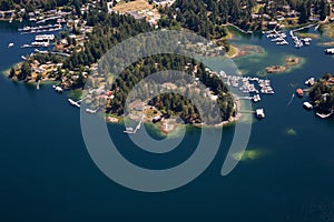 Aerial view of Sunshine Coast