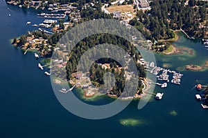 Aerial view of Sunshine Coast