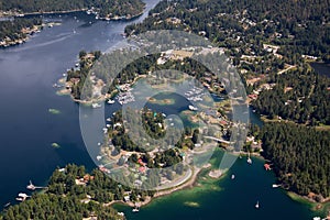 Aerial view of Sunshine Coast