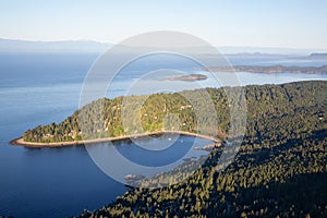 Aerial View of Sunshine Coast, BC