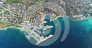 Aerial view of Supetar on Island of Brac, Croatia