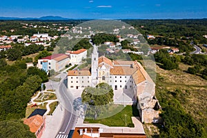 Aerial view of Sveti Petar u Sumi, Croatia