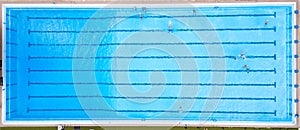 Aerial View of a Swimming Pool