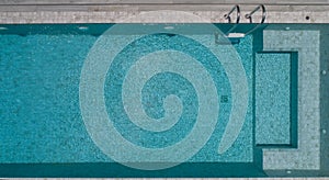 Aerial view of swimming pool