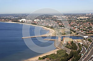 Aerial view of Sydney Australia