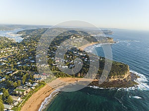 Aerial view of Sydneys Northern Beaches