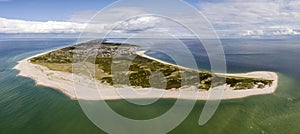 Aerial view of Sylt island, nothern Germany