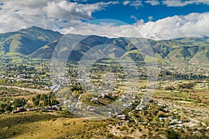 Aerial view of Tafi del Valle, Argenti photo