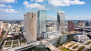 Aerial view of Tampa, Florida