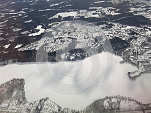 Aerial view of Tampere (Finland)