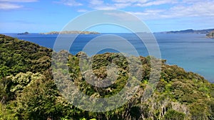 Aerial view of Taupo Bay Northland, New Zealand