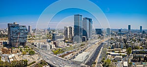 Aerial View Of Tel Aviv at Day,  Israel