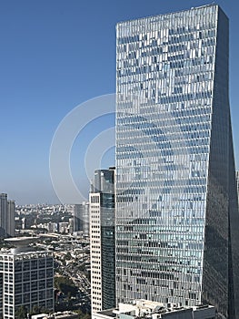 Aerial view of Tel Aviv in Israel