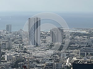 Aerial view of Tel Aviv in Israel