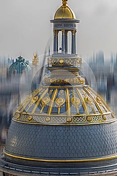 Aerial view from the terrace of store Printemps, Paris