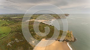 Three Cliffs Bay and Pobbles Bay