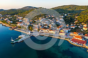 Aerial view of Tkon town on PaÃÂ¡man Island photo