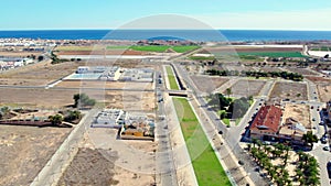 Aerial view to the Pilar de la Horadada townscape