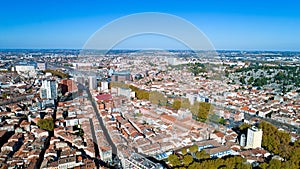 Aerial photo of Toulouse city center photo