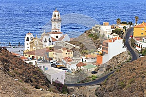 Aerial view of the town of Candelaria, Tenerife photo