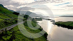 Aerial view of the Townland of Illancreeve, Lackaduff - County Donegal, Ireland