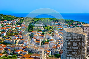 Townscape of city Hvar, Croatia.