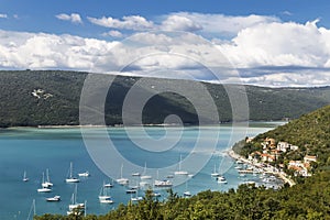 An aerial view of Trget