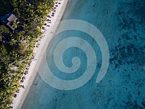 Aerial View: Trou aux Biches Beach photo