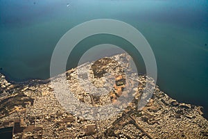 Aerial view of Tunisia