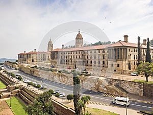 Aerial view of Union Buildings, Pretoria, South Africa