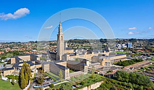 Aerial view of Universidad Laboral de Gijon